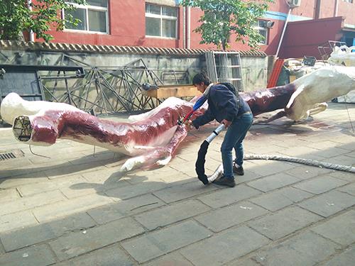 動物雕塑聚脲噴涂